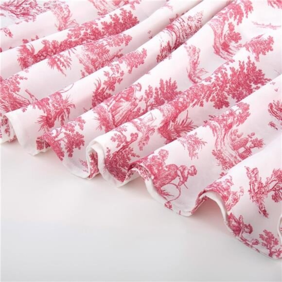 Renaissance Maxi Skirts for Women Red White - Picture 4 of 5